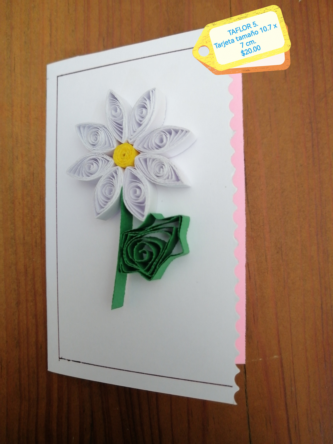 Tarjeta de flores